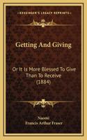 Getting And Giving