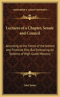 Lectures of a Chapter, Senate and Council