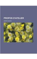 Propos D'Atelier: (English)
