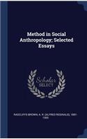 Method in Social Anthropology; Selected Essays