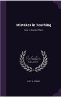 Mistakes in Teaching: How to Correct Them(English)