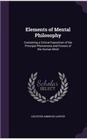 Elements of Mental Philosophy