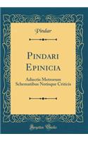 Pindari Epinicia: Adiectis Metrorum Schematibus Notisque Criticis (Classic Reprint)