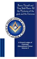 A Grand Lodge of Colorado Educational Primer II
