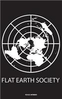 Flat Earth Society - Lined notebook