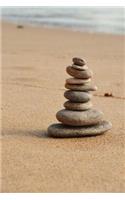 Zen Rock Cairn on the Beach in Hawaii Journal: Take Notes, Write Down Memories in this 150 Page Lined Journal