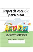 Papel de escribir para niños