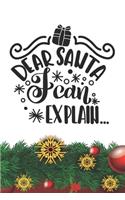 Dear Santa I can Explain Notebook