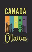 Canada Ottawa: agenda, carnet de notes, livre 100 pages lignées en couverture souple pour tout ce que vous voulez écrire et ne pas oublier