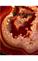 2020 Planner: Orange Crystal 8.5 X 11 Weekly Calendar