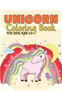 Unicorn Coloring Book for Kids Ages 4-8