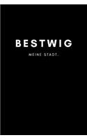 Bestwig: Notizbuch, Notizblock - DIN A5, 120 Seiten - Liniert, Linien, Lined - Deine Stadt, Dorf, Region und Heimat - Notizheft, Notizen, Block, Planer