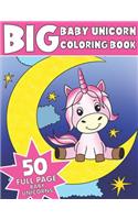 The Big Baby Unicorn Coloring Book