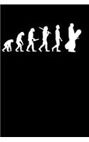 Snowboarder Notebook: Snowboarding Evolution 6 x 9 Lined Ruled Journal Gift For Snowboarders (108 Pages)