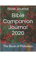 Bible Companion Journal 2020: The Book of Philemon