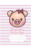Handwriting Practice Paper Notebook