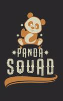 Panda Squad Group: Calendar, weekly planner, diary, notebook, book 105 pages in softcover. One week on one double page. For all appointments, notes and tasks that you 