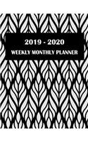 2019-2020 Weekly monthly planner
