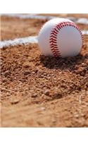 Baseball in the Dirt Composition Notebook