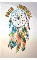 Boho Journal: 140 Lined Pages Softcover Notes Diary, Creative Writing, Class Notes, Composition Notebook - Watercolor Dreamcatcher