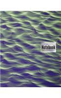 Notebook: 150 Page, 8x10 Inch College Ruled Composition Notebook For Writing. Great For Teenagers (Wave Pattern)