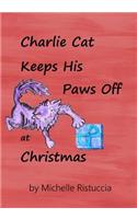 Charlie Cat Keeps His Paws Off at Christmas
