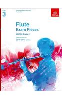 Flute Exam Pieces 2014-2017, Grade 3, Score & Part: Selected from the 2014-2017 Syllabus(ABRSM Exam Pieces)
