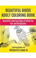 Beautiful Birds Adult Coloring Book