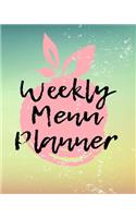 Weekly Menu Planner: Weekly Meal Planner