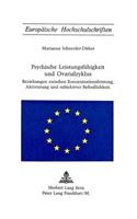 Psychische Leistungsfaehigkeit Und Ovarialzyklus