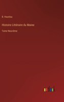 Histoire Littéraire du Maine