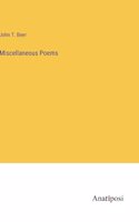 Miscellaneous Poems