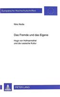 Das Fremde Und Das Eigene