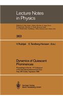 Dynamics of Quiescent Prominences