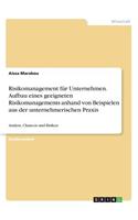 Risikomanagement für Unternehmen. Aufbau eines geeigneten Risikomanagements anhand von Beispielen aus der unternehmerischen Praxis: Analyse, Chancen und Risiken