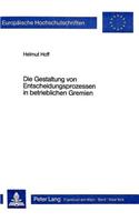 Die Gestaltung Von Entscheidungsprozessen in Betrieblichen Gremien