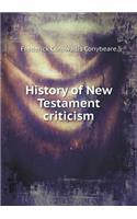 History of New Testament criticism: (English)