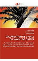 Valorisation de l''huile Du Noyau de Dattes