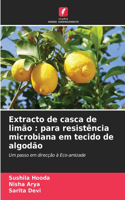Extracto de casca de limão