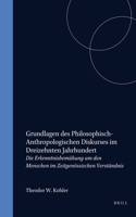 Grundlagen des philosophisch-anthropologischen Diskurses im dreizehnten Jahrhundert