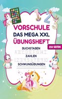 Vorschule Ubungsheft - MEGA XXL fur Madchen