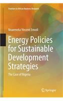 Energy Policies for Sustainable Development Strategies