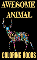 Awesome Animal Coloring Books