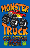 Monster truck coloring book