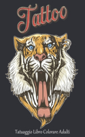 Tatuaggio Libro Colorare Adulti
