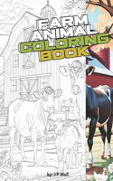Farm Animal coloring book