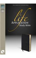NASB, Life Application Study Bible, Second Edition, Bonded Leather, Black