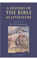 History of the Bible as Literature