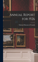 Annual Report for 1926