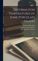 Deformation Temperatures of Some Porcelain Glazes